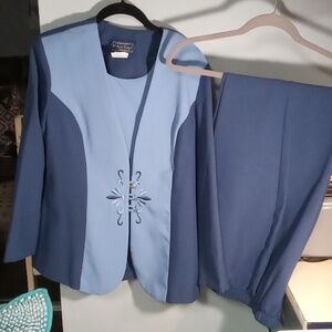 Willow ridge 2pc pant suit sz 12p